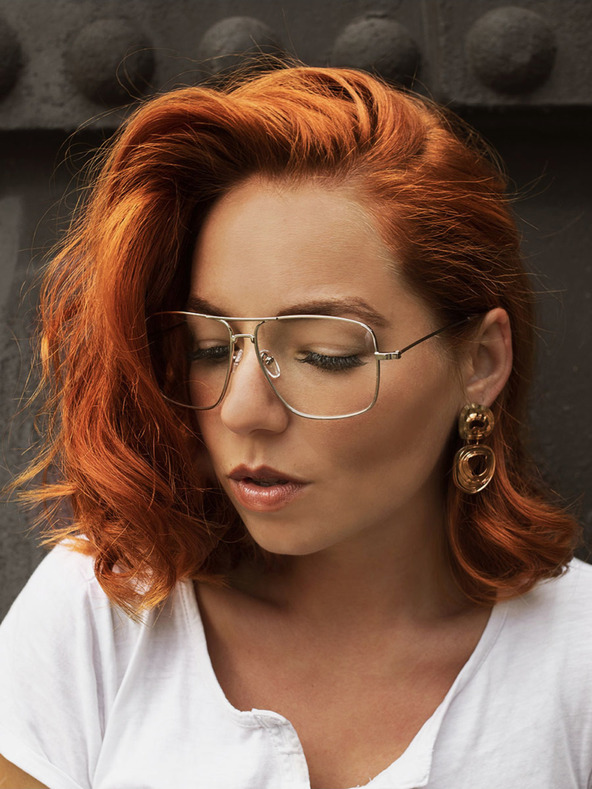 VEYREY VeyRey Eileen Strieborné polarizačné slnečné okuliare