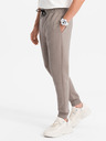 Ombre Clothing Ombre Clothing Ottoman Šedé pánske tepláky