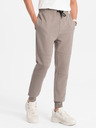 Ombre Clothing Ombre Clothing Ottoman Šedé pánske tepláky