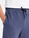 Ombre Clothing Modré pánske tepláky Ombre Clothing Ottoman