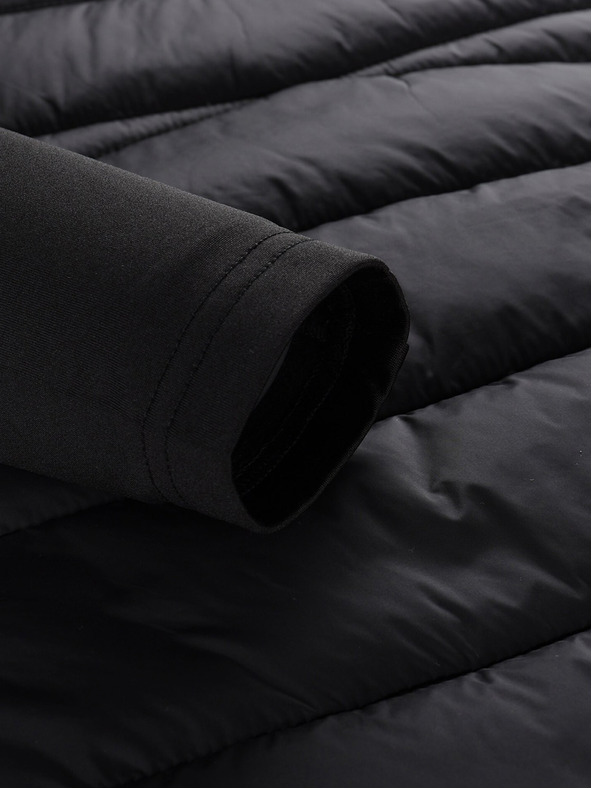 ALPINE PRO Čierne dámske zimné hi-therm šaty ALPINE PRO OMERA