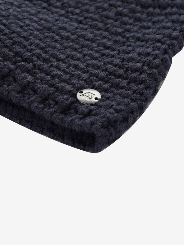 ALPINE PRO Tmavomodrá dámska zimná čiapka s vlnou ALPINE PRO GRANE