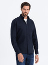 Ombre Clothing Tmavomodrá pánska košeľa Ombre Oblečenie