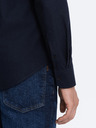 Ombre Clothing Tmavomodrá pánska košeľa Ombre Oblečenie