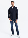 Ombre Clothing Tmavomodrá pánska košeľa Ombre Oblečenie