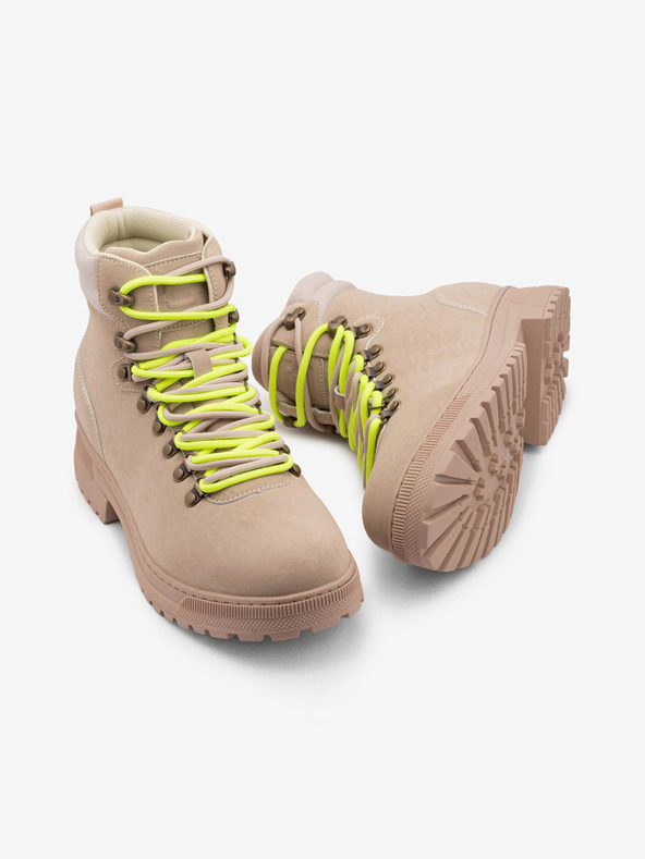 Ombre Clothing Svetlohnedé pánske zimné outdoorové topánky Ombre Clothing