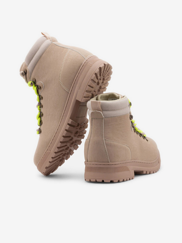 Ombre Clothing Svetlohnedé pánske zimné outdoorové topánky Ombre Clothing