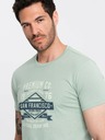 Ombre Clothing Mätové pánske polo tričko s potlačou San Francisco Ombre Clothing