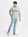 Ombre Clothing Mätové pánske polo tričko s potlačou San Francisco Ombre Clothing