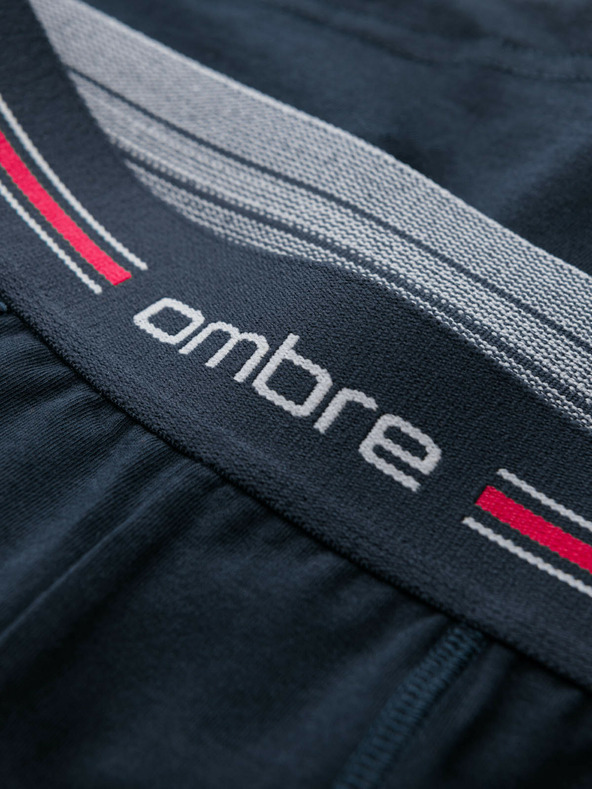 Ombre Clothing Klasické pánske boxerky s prúžkom a gumou Ombre Clothing