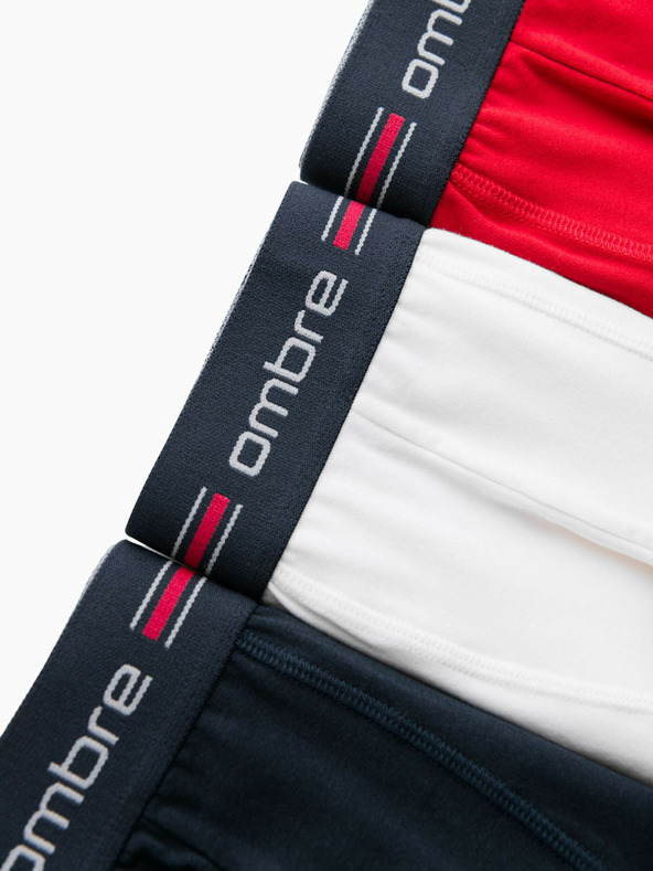 Ombre Clothing Klasické pánske boxerky s prúžkom a gumou Ombre Clothing