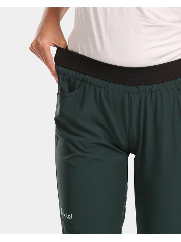 Kilpi Dámske outdoorové nohavice Kilpi MIMI-W Tmavo zelená