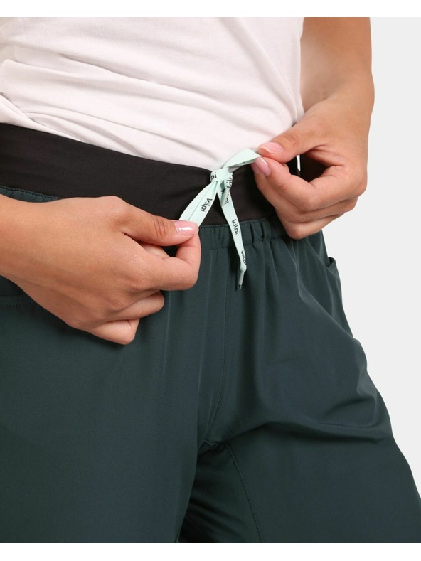 Kilpi Dámske outdoorové nohavice Kilpi MIMI-W Tmavo zelená