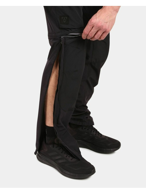 Kilpi Pánske outdoorové odopínateľné nohavice Kilpi HOSIO-M čierna