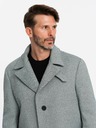 Ombre Clothing Pánsky jednoradový kabát Ombre Oblečenie