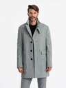 Ombre Clothing Pánsky jednoradový kabát Ombre Oblečenie