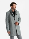 Ombre Clothing Pánsky jednoradový kabát Ombre Oblečenie