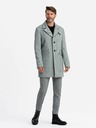 Ombre Clothing Pánsky jednoradový kabát Ombre Oblečenie