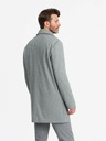Ombre Clothing Pánsky jednoradový kabát Ombre Oblečenie