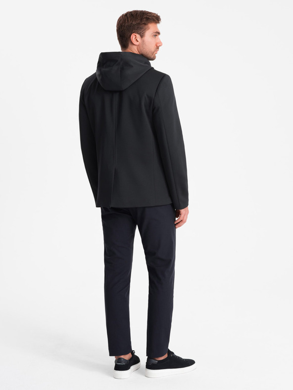 Ombre Clothing Pánska bunda s odnímateľnou podšívkou a kapucňou Ombre Clothing