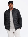 Ombre Clothing Pánska prešívaná bunda bomber Ombre Clothing