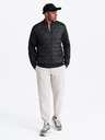 Ombre Clothing Pánska prešívaná bunda bomber Ombre Clothing