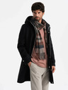 Ombre Clothing Pánsky kabát s kapucňou Ombre Oblečenie