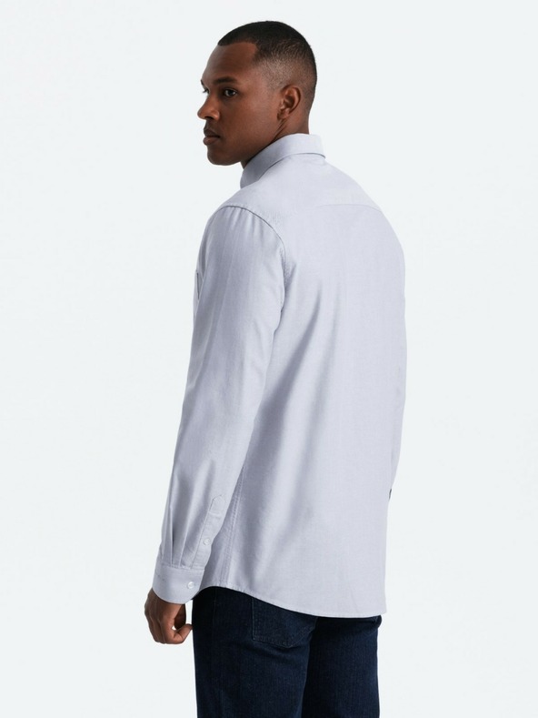 Ombre Clothing Pánska oxfordská košeľa Ombre Clothing V1 OM-SHOS-0173