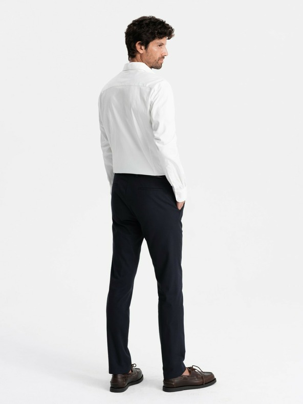 Ombre Clothing Pánska saténová košeľa Ombre Clothing SLIM FIT V1 OM-SHOS-0176