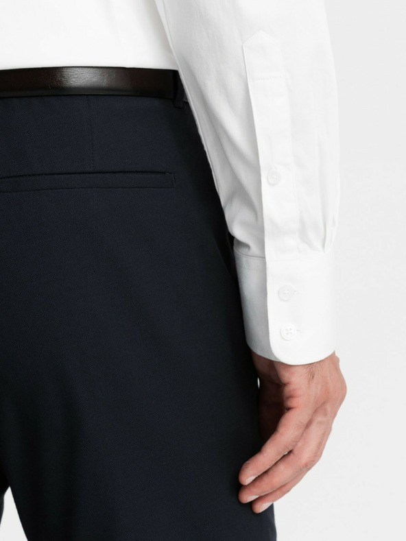 Ombre Clothing Pánska saténová košeľa Ombre Clothing SLIM FIT V1 OM-SHOS-0176