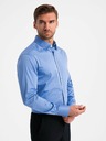 Ombre Clothing Pánska saténová košeľa Ombre Clothing SLIM FIT V2 OM-SHOS-0176