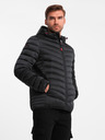 Ombre Clothing Ľahko zateplená pánska prešívaná bunda Ombre Clothing