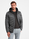 Ombre Clothing Ľahko zateplená pánska prešívaná bunda Ombre Clothing