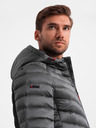 Ombre Clothing Ľahko zateplená pánska prešívaná bunda Ombre Clothing