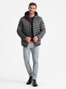 Ombre Clothing Ľahko zateplená pánska prešívaná bunda Ombre Clothing