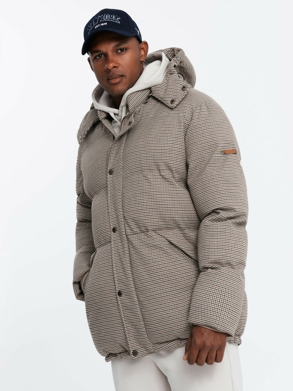 Ombre Clothing Ombre Clothing pánska silne zateplená bunda