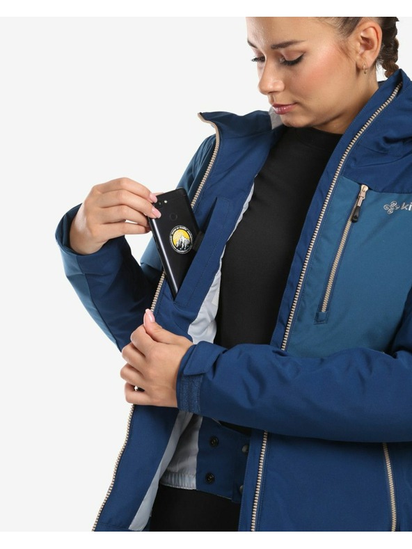 Kilpi Dámska lyžiarska bunda Kilpi FLIP-W Dark Blue