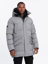 Ombre Clothing Pánska outdoorová dlhá bunda parka Ombre Clothing