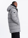 Ombre Clothing Pánska outdoorová dlhá bunda parka Ombre Clothing