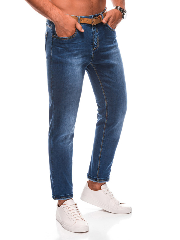 Edoti EDOTI Pánske džínsové nohavice, modré