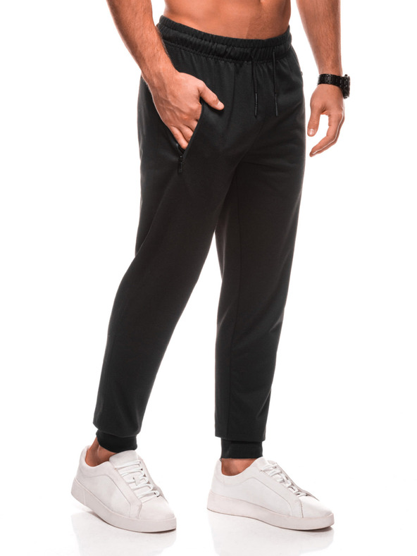 Edoti EDOTI Pánske tepláky, čierne