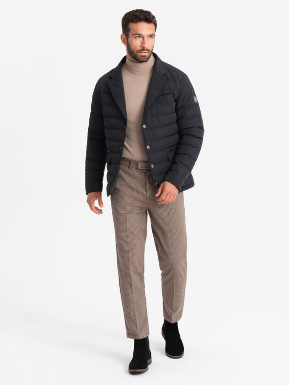 Ombre Clothing Pánska prešívaná bunda Ombre Clothing