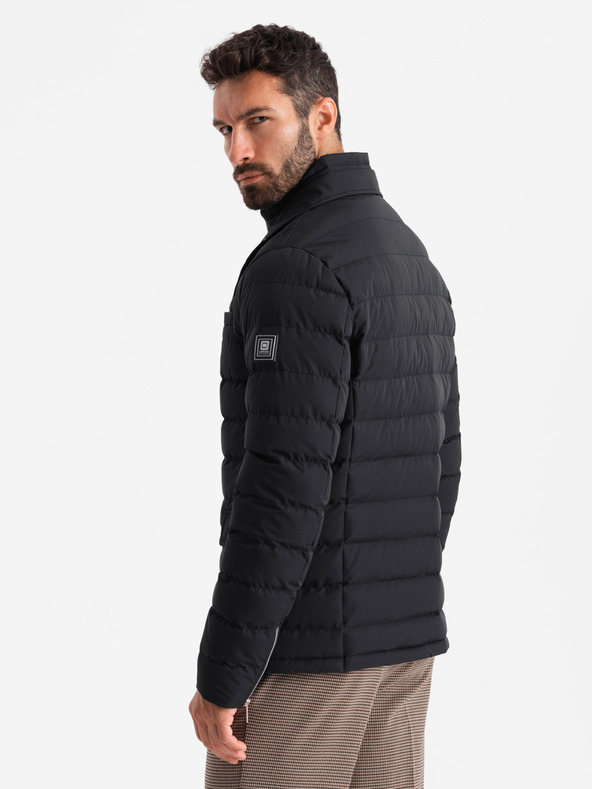 Ombre Clothing Pánska prešívaná bunda Ombre Clothing