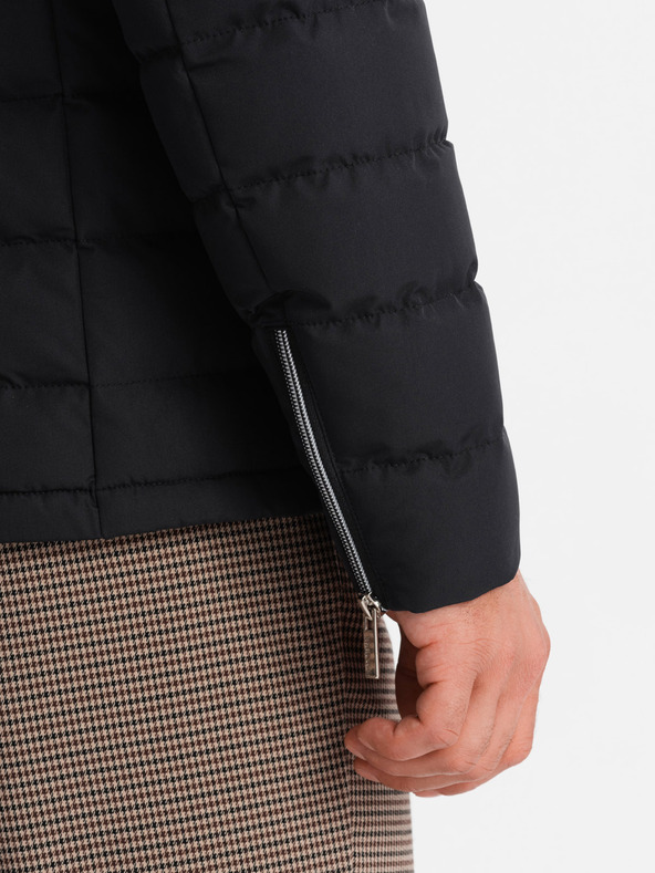 Ombre Clothing Pánska prešívaná bunda Ombre Clothing