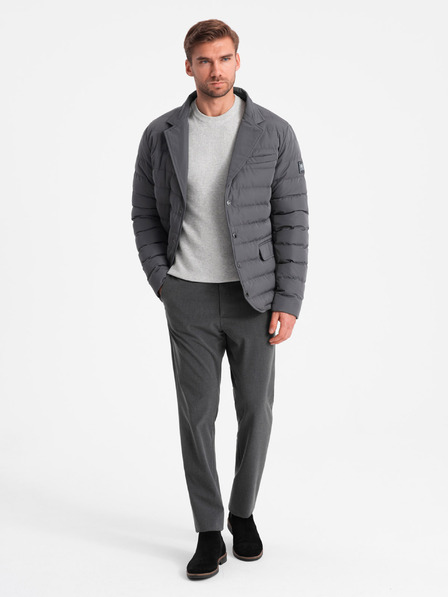 Ombre Clothing Pánska prešívaná bunda Ombre Clothing