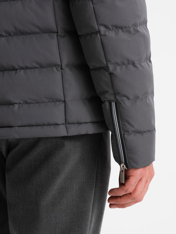 Ombre Clothing Pánska prešívaná bunda Ombre Clothing