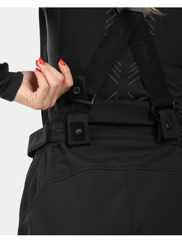 Kilpi Dámske softshellové lyžiarske nohavice Kilpi RHEA-W Black
