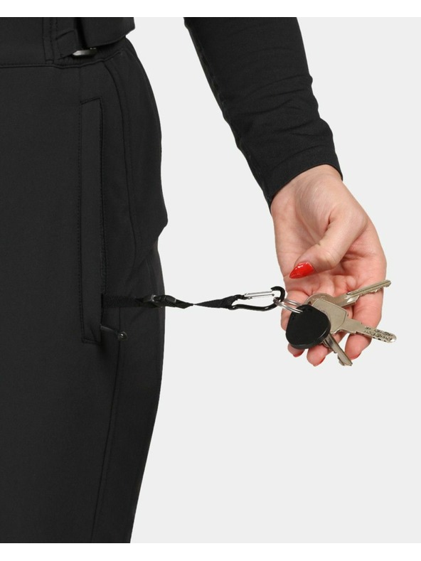 Kilpi Dámske softshellové lyžiarske nohavice Kilpi RHEA-W Black