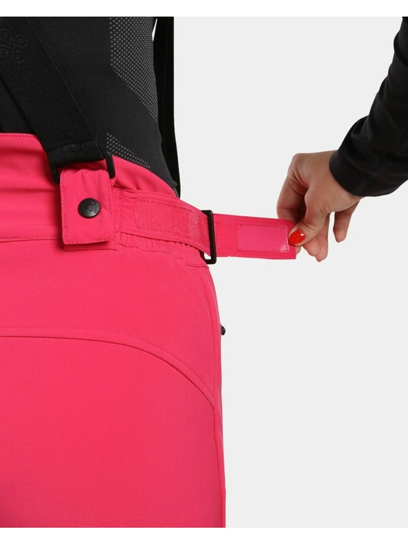 Kilpi Dámske softshellové lyžiarske nohavice Kilpi RHEA-W Pink