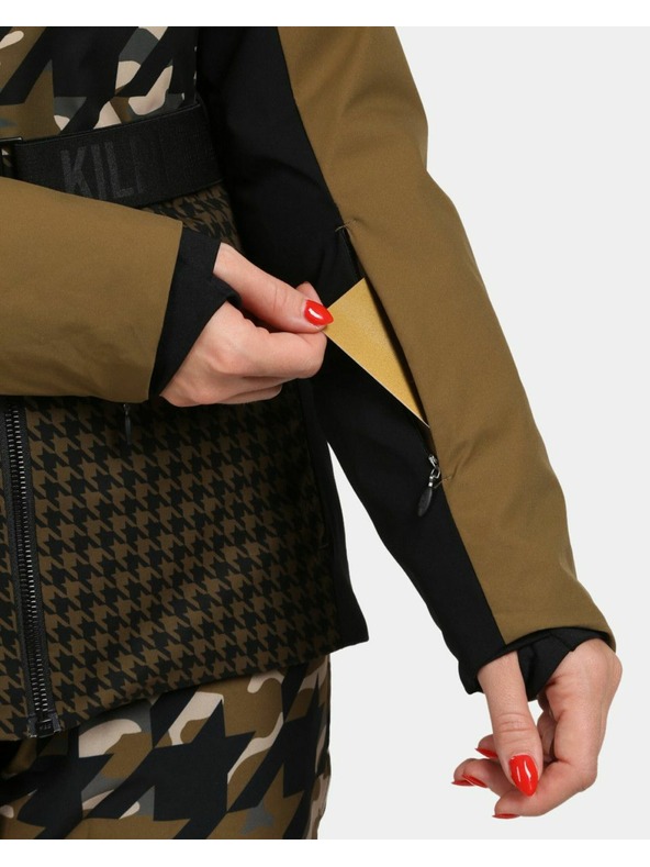 Kilpi Dámska lyžiarska bunda Kilpi CLAIR-W Khaki